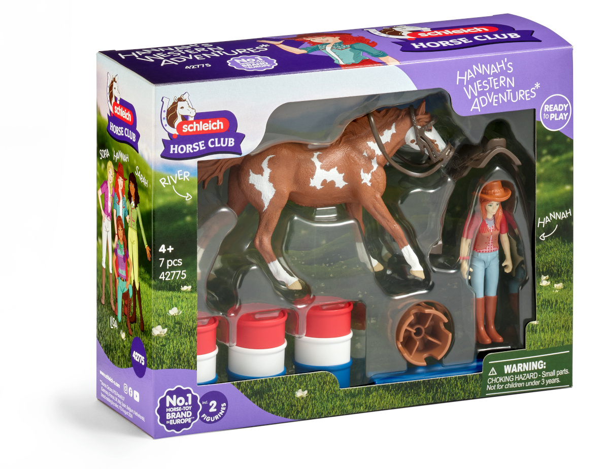 Schleich mängufiguur Horse Club Hannah's Western Abenteuer