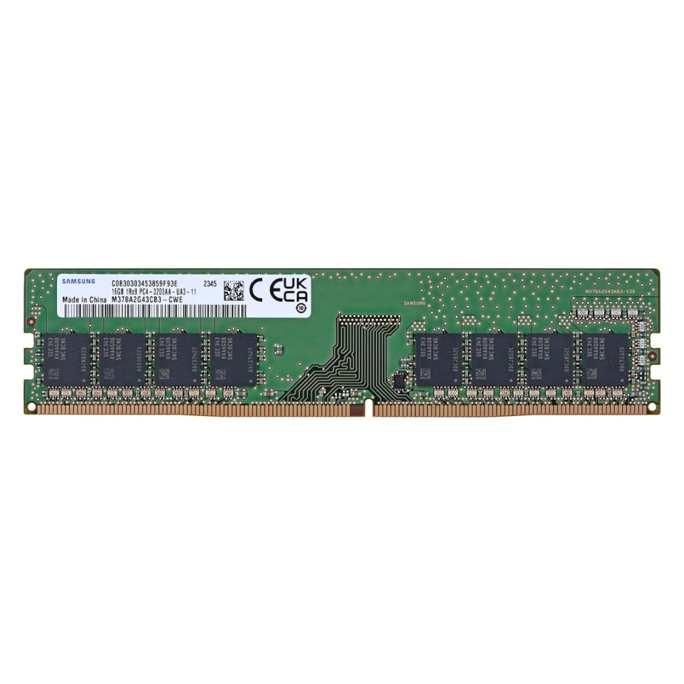 Samsung mälu Samsung non-ECC 16GB DDR4 1Rx8 3200MHz PC4-25600 M378A2G43CB3-CWE