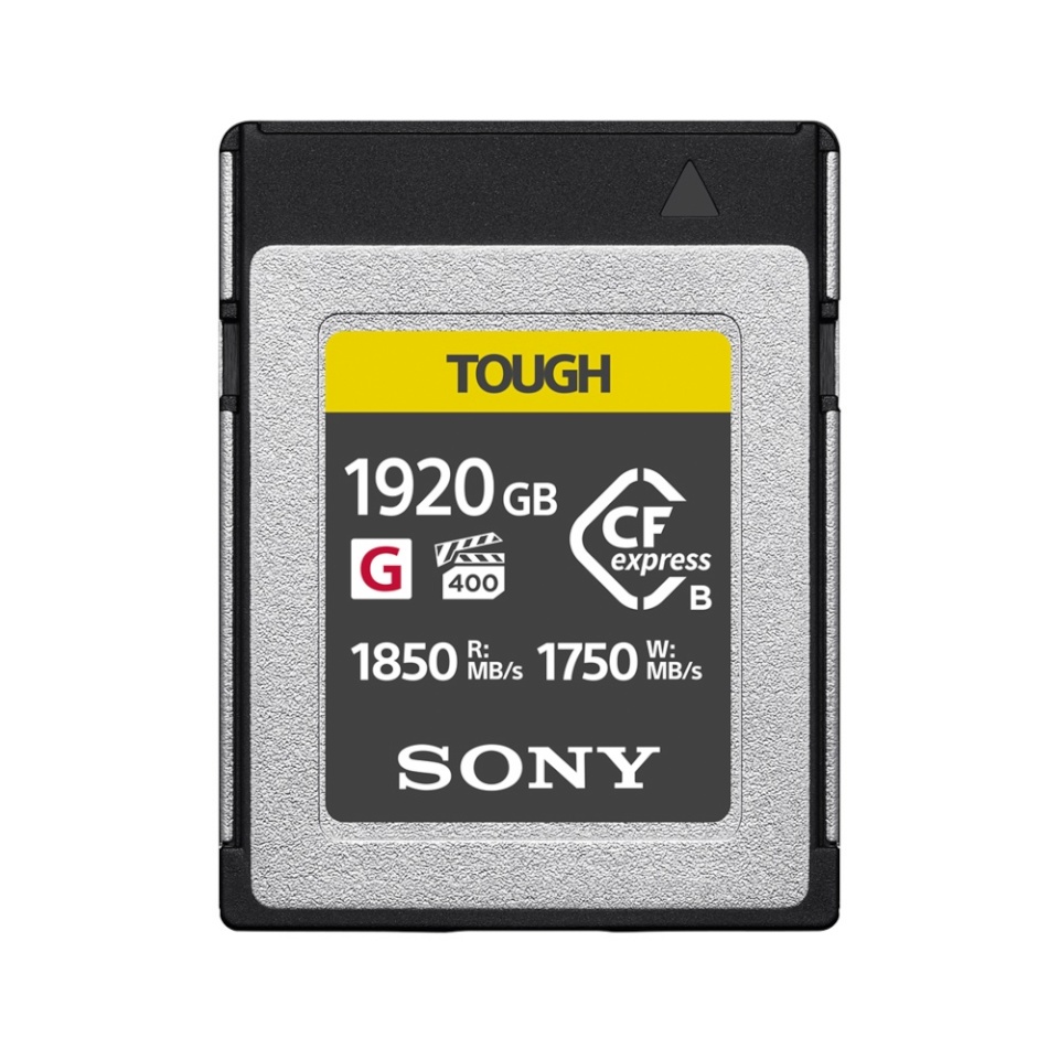 Sony mälukaart CFexpress 1920 GB Typ B Tough R1850/W1750MB/s, Speicher