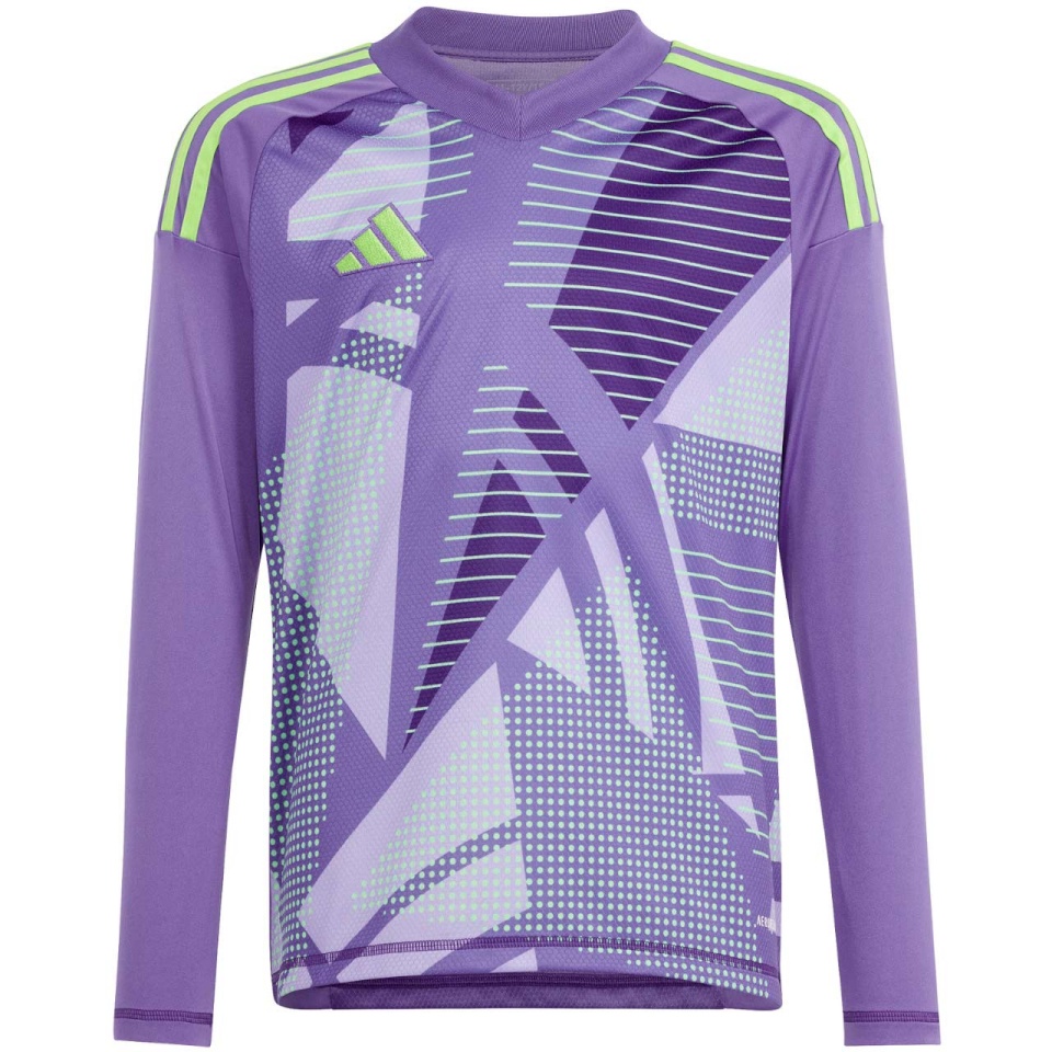 Adidas Teamwear T-särk Bramkarska lastele Tiro 24 Competition Long Sleeve Goalkeeper violetne IN0430 suurus 128cm