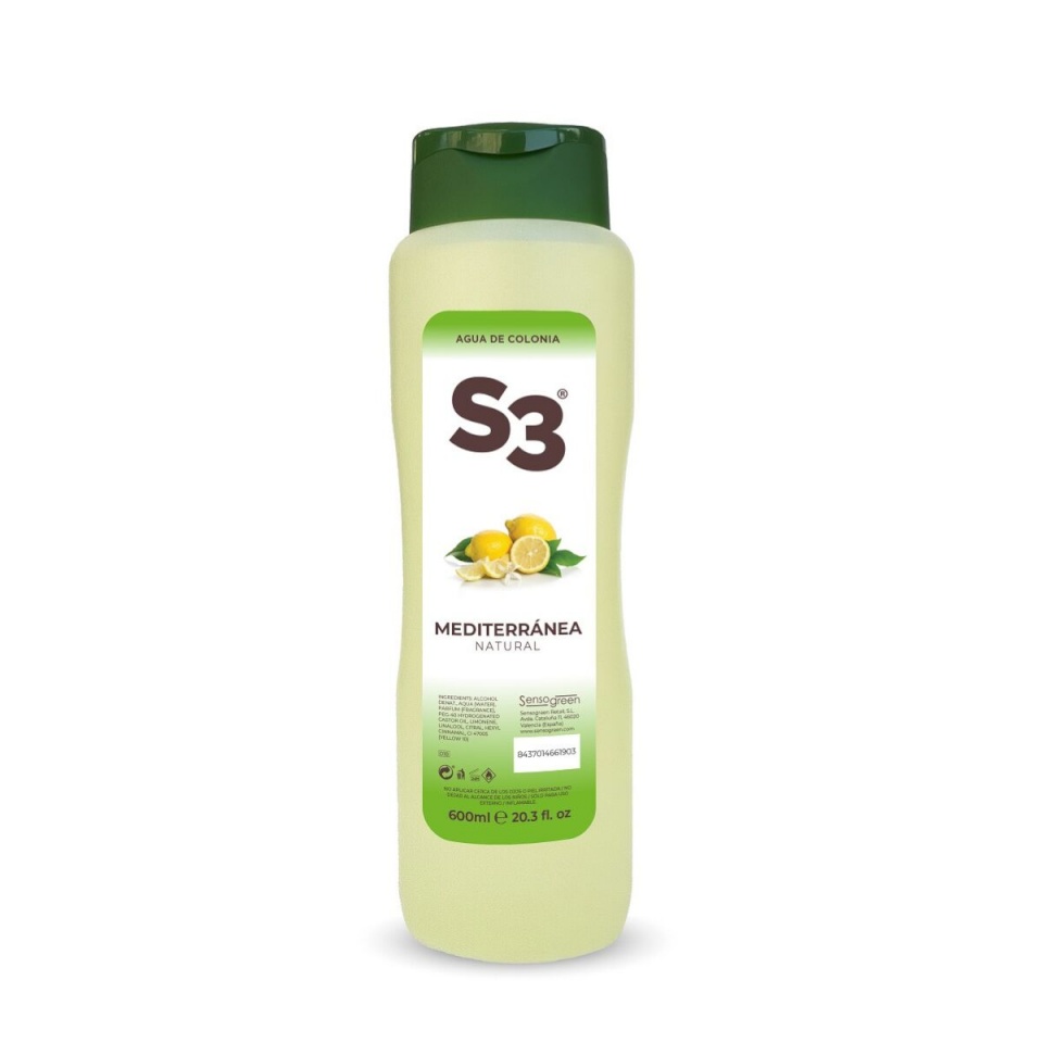 S3 parfüüm unisex Mediterranea EDC 600ml