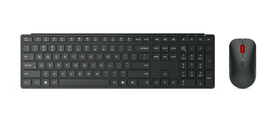 Lenovo klaviatuur Wireless Multi-Mode Pro Combo 4X31S04810 Keyboard and Mouse 6000-US English