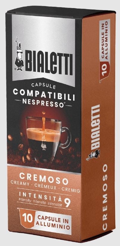 Bialetti kohvikapslid CREMOSO Nespresso Compatible Capsules, 10tk