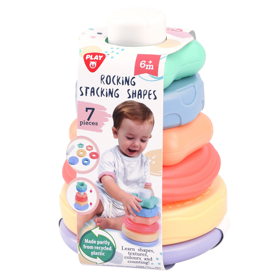 Playgo kokkupandavate vormide püramiid, 7 tk, 4874