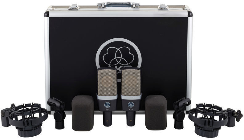 AKG C214 sobitatud kondensaatormikrofonide paar