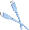 Goobay USB-C Silicone Cable, 1.5 m, sinine