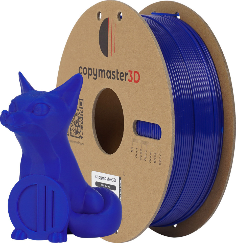 Copymaster3D PET-G 3D printer niit, 1,75 mm, tumesinine