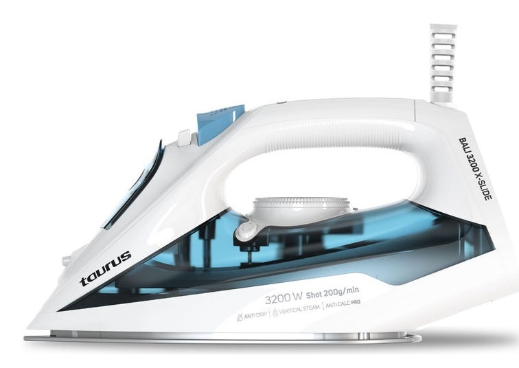 Taurus triikraud BALI 3200 X-SLIDE Dry & Steam Ceramic soleplate 3200W sinine, valge