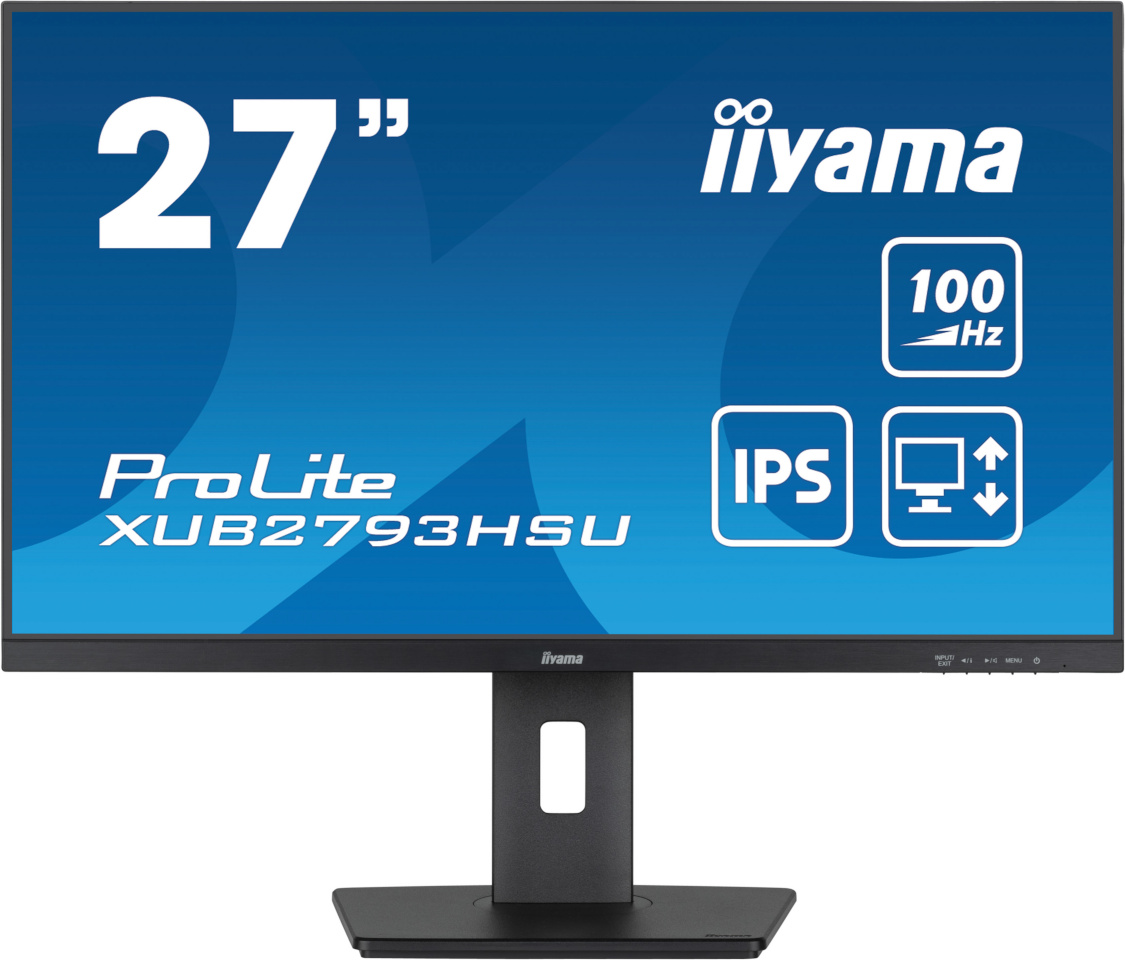 iiyama monitor 68.6cm (27") XUB2793HSU-B6 16:9 HDMI+DP+2xUSB IPS Retail