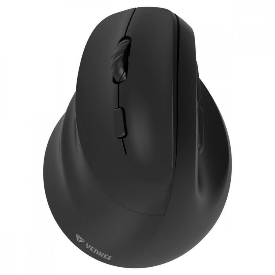 YENKEE hiir Ergonomic left-handed wireless mouse, Dual WL+BT battery