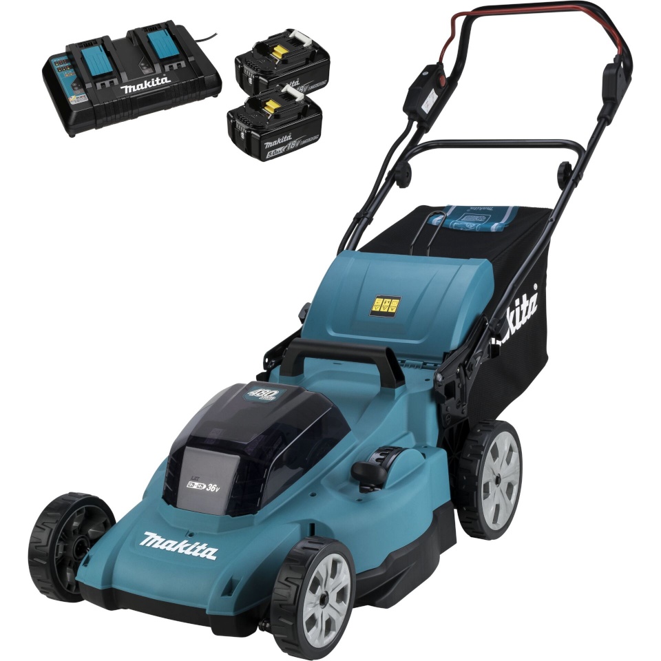 Makita akumuruniiduk DLM480PT2 Cordless Lawn Mower, 36V, sinine/must