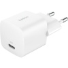 Belkin laadija BOOST Charge 25W USB-C akulaadija PD valge WCA012kqWH