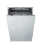 Whirlpool Whirlpool nõudepesumasin | WSIO 3T223 PCE X | Built-in | Width 45 cm | Number of place settings 10 | Number of programs 7 | Energy efficiency class E | Display | Inox