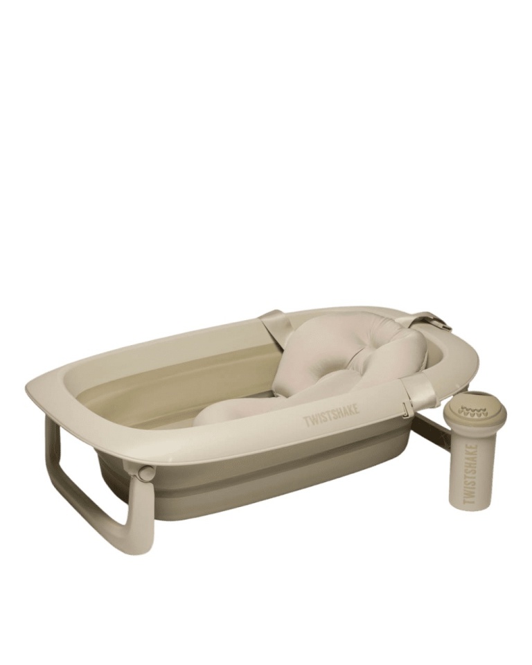 Twistshake vann, padi ja loputusnõu, beež