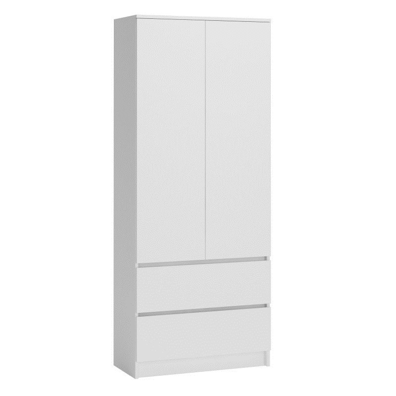 Top E Shop riidekapp SZAFA MALWA B bedroom wardrobe/closet 5 shelves 2 doors valge