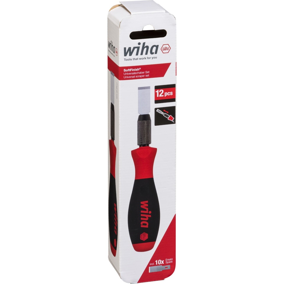 Wiha Universalschaber Set Soft- Finish 12-tlg.