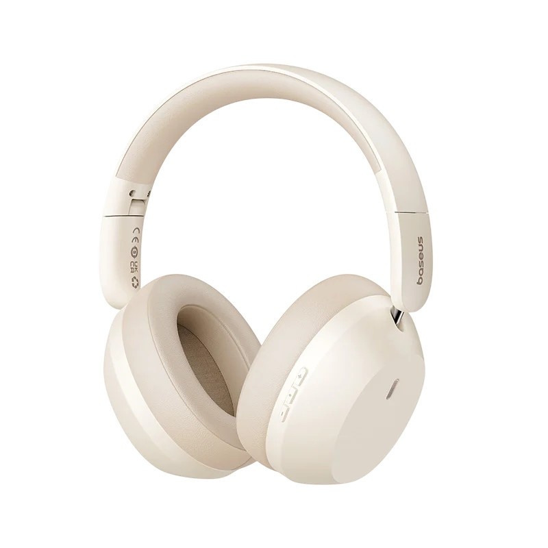Baseus kõrvaklapid Headphones Bluetooth 5.3 BASS 35 MAX beež