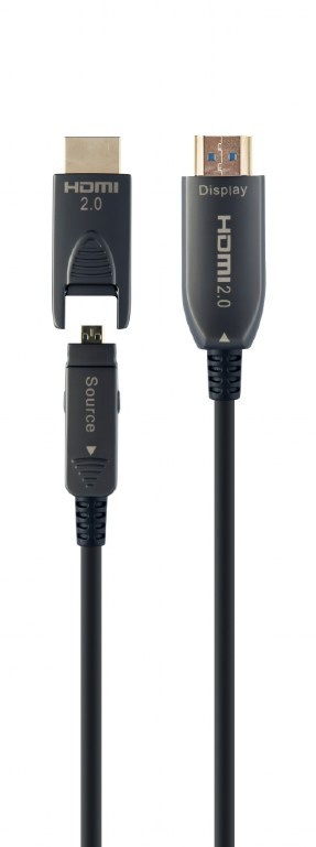 Gembird kaabel AOC High Speed HDMI with ethernet 30 m with adapter D/A