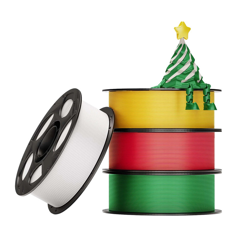 Anycubic Christmas PLA filament set (4 pcs).