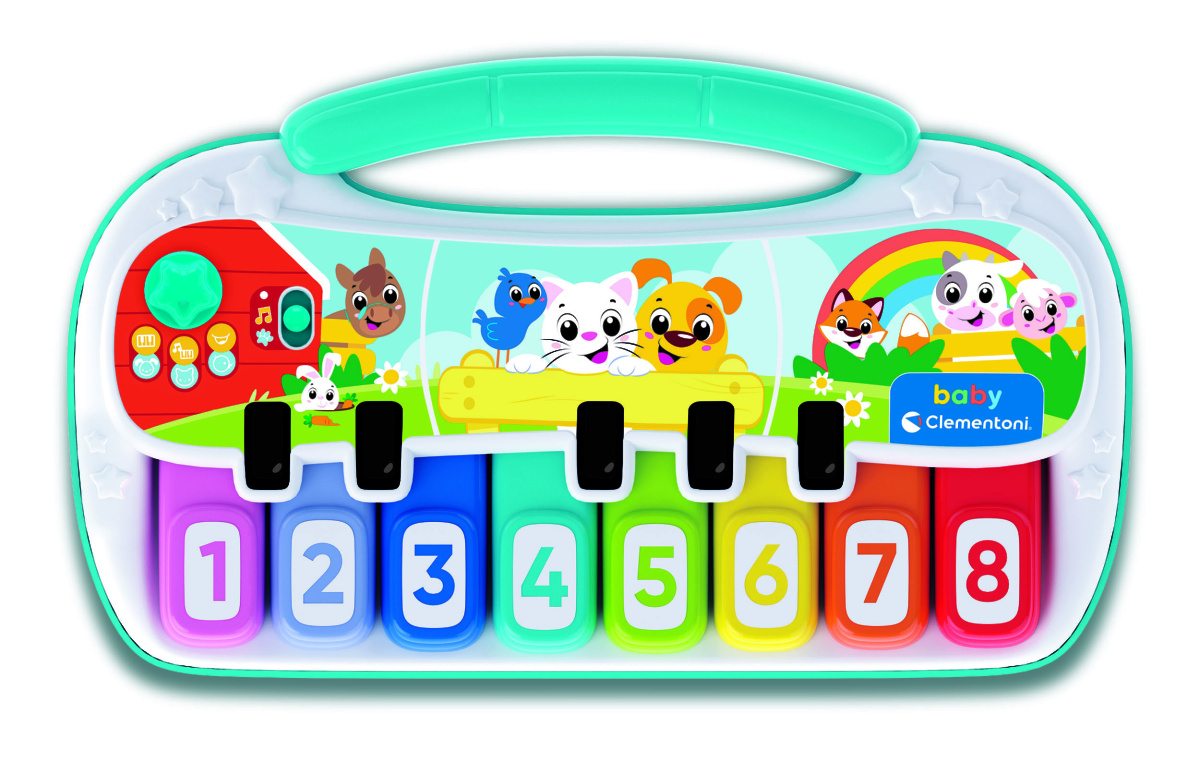 CLEMENTONI BABY muusikaline mänguasi loomaklaver, 17901