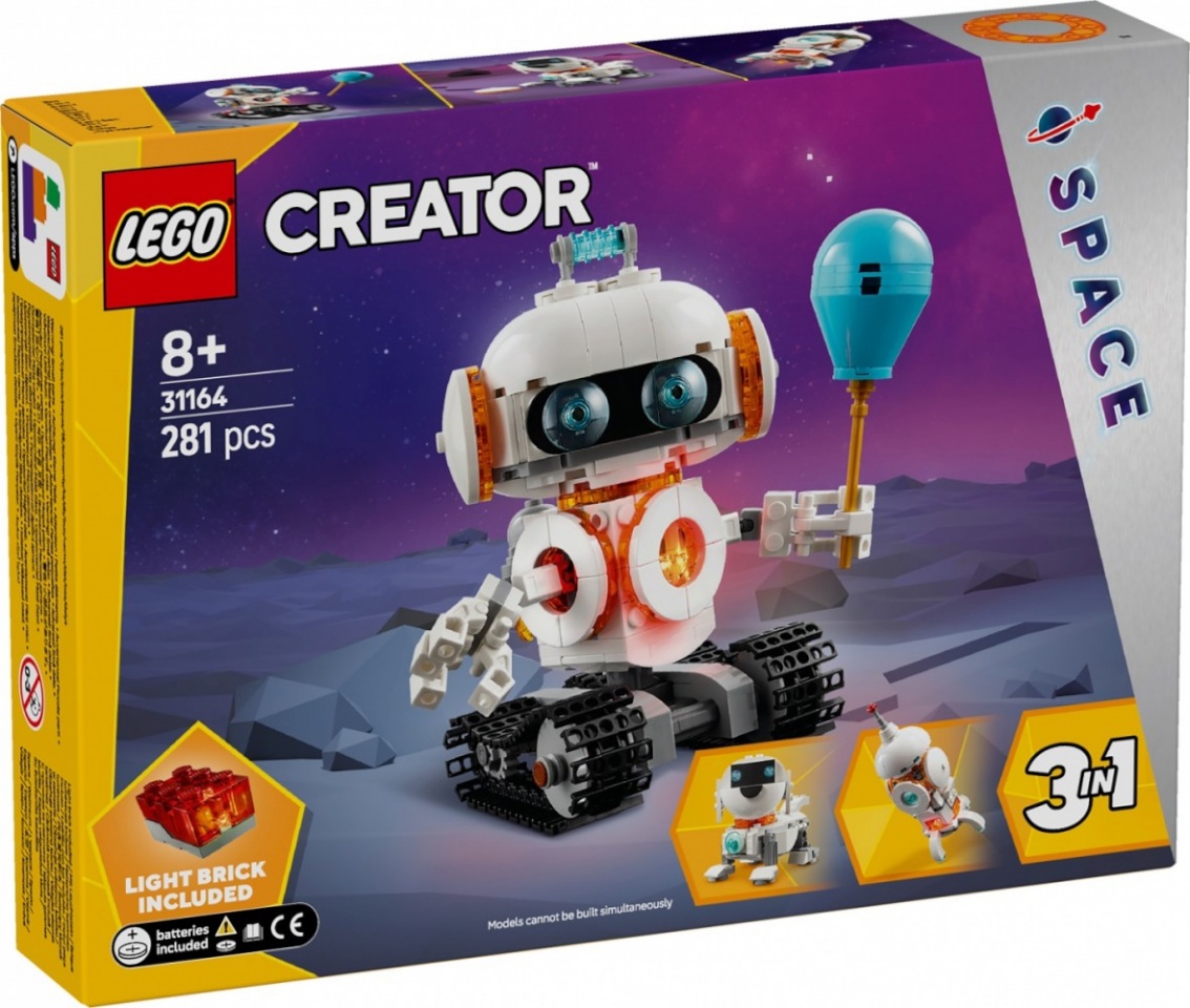 LEGO klotsid 31164 Creator 3- in-1 Weltraum-Roboter