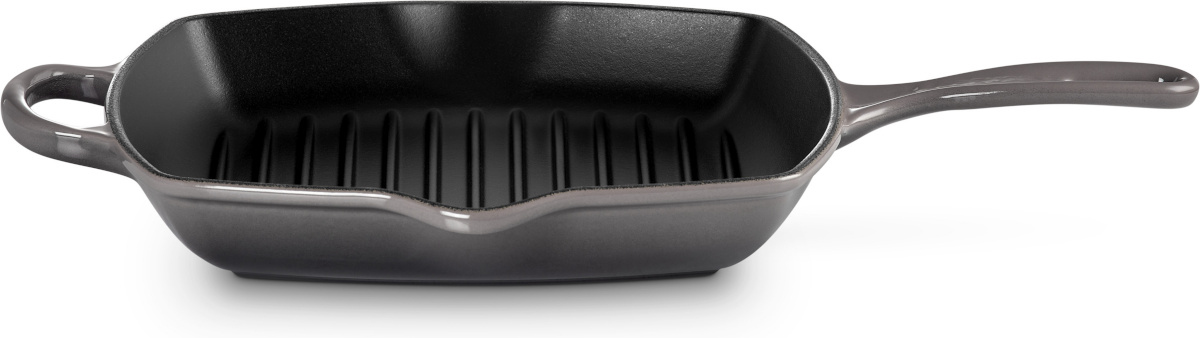 Le Creuset malmist grillpann, 26cm, Flint