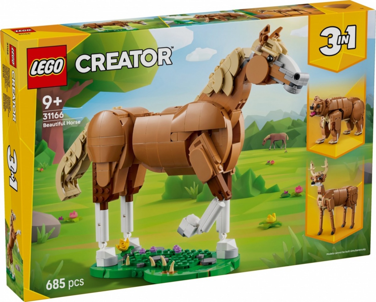 LEGO klotsid 31166 Creator 3-in-1 Prächtiges Ross