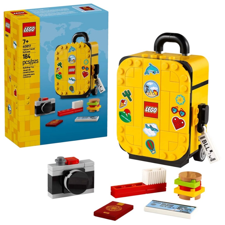 Lego klotsid 40817 kollane Travel Suitcase