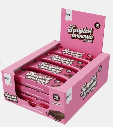 Puls Nutrition proteiinibatoon Tempted Brownie, 45 g, 12 tk pakis