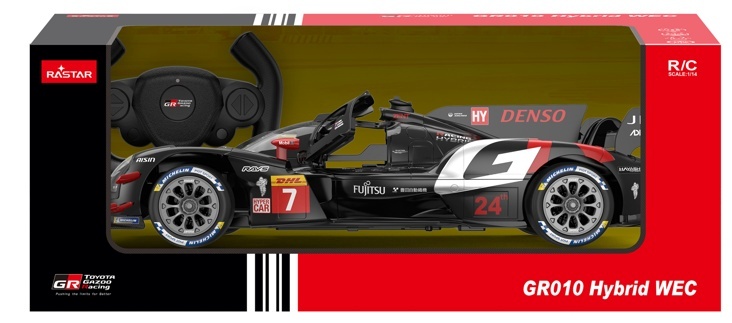 Rastar 1:14 juhitav automudel Toyota Gazoo Racing GR010 Hybrid WEC, 10530