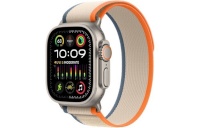 Apple nutikell Watch Ultra 2 GPS + Cellular, 49mm Titanium Case with oranž/beež Trail Loop - M/L