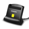 AXAGON ID kaardilugeja CRE-SM2 USB Card Smart + SD/microSD/SIM