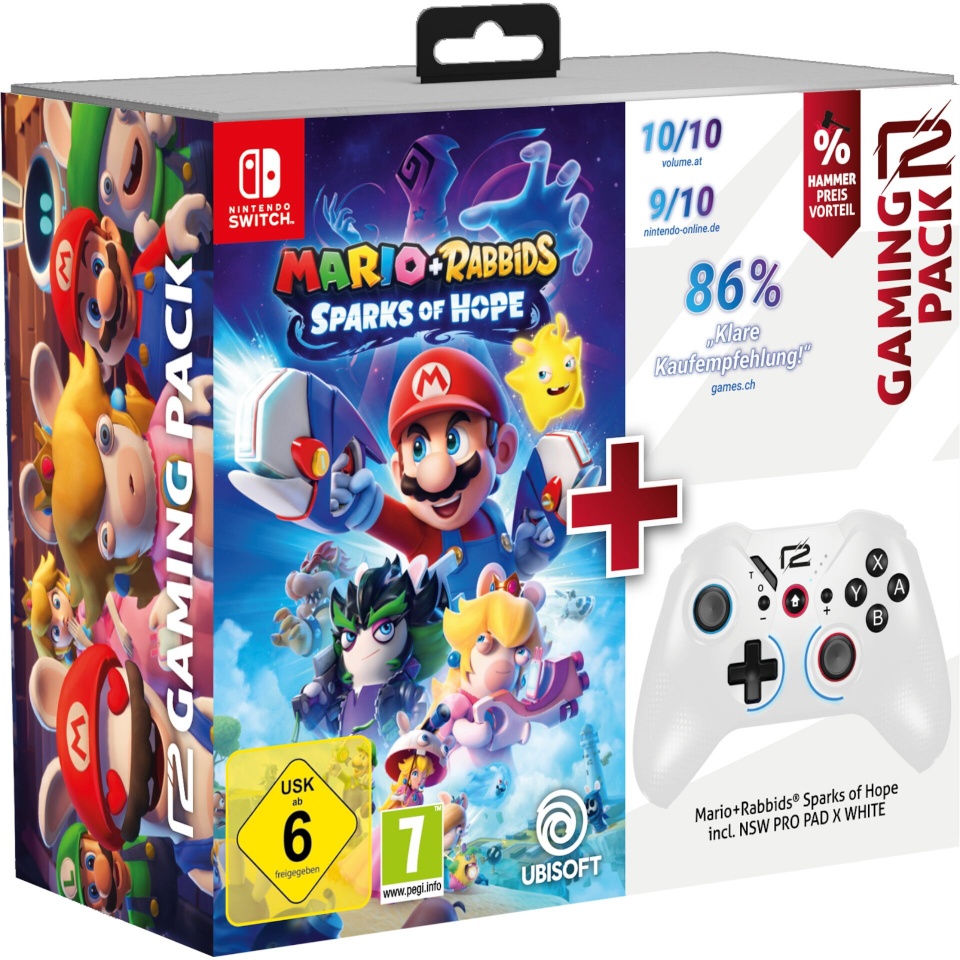 ready2gaming mängupult Nintendo Switch Mario + Rabbids Sparks of Hope +