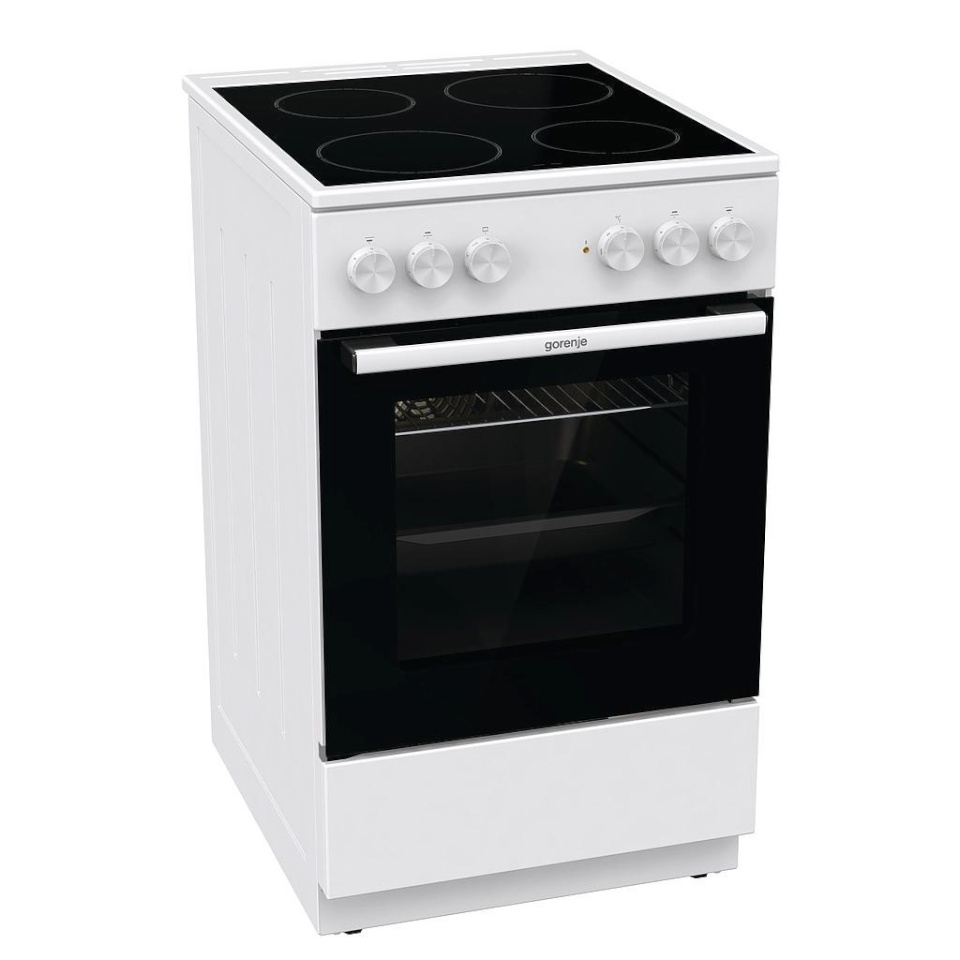 Gorenje eraldiseisev pliit GEC5A41WG Electric Oven, valge/must