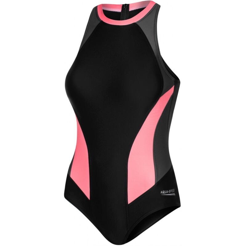 Aqua-Speed ujumistrikoo Nina must/roosa - suurus 36