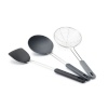 Joseph Joseph köögitarvikud 10576 Nest Fusion Compact 3-Piece Wok Set, must