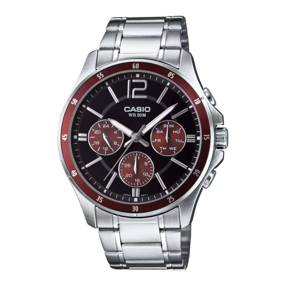 Casio meeste kell MTP1374D5AVDF Hõbedane (Ø 47mm)
