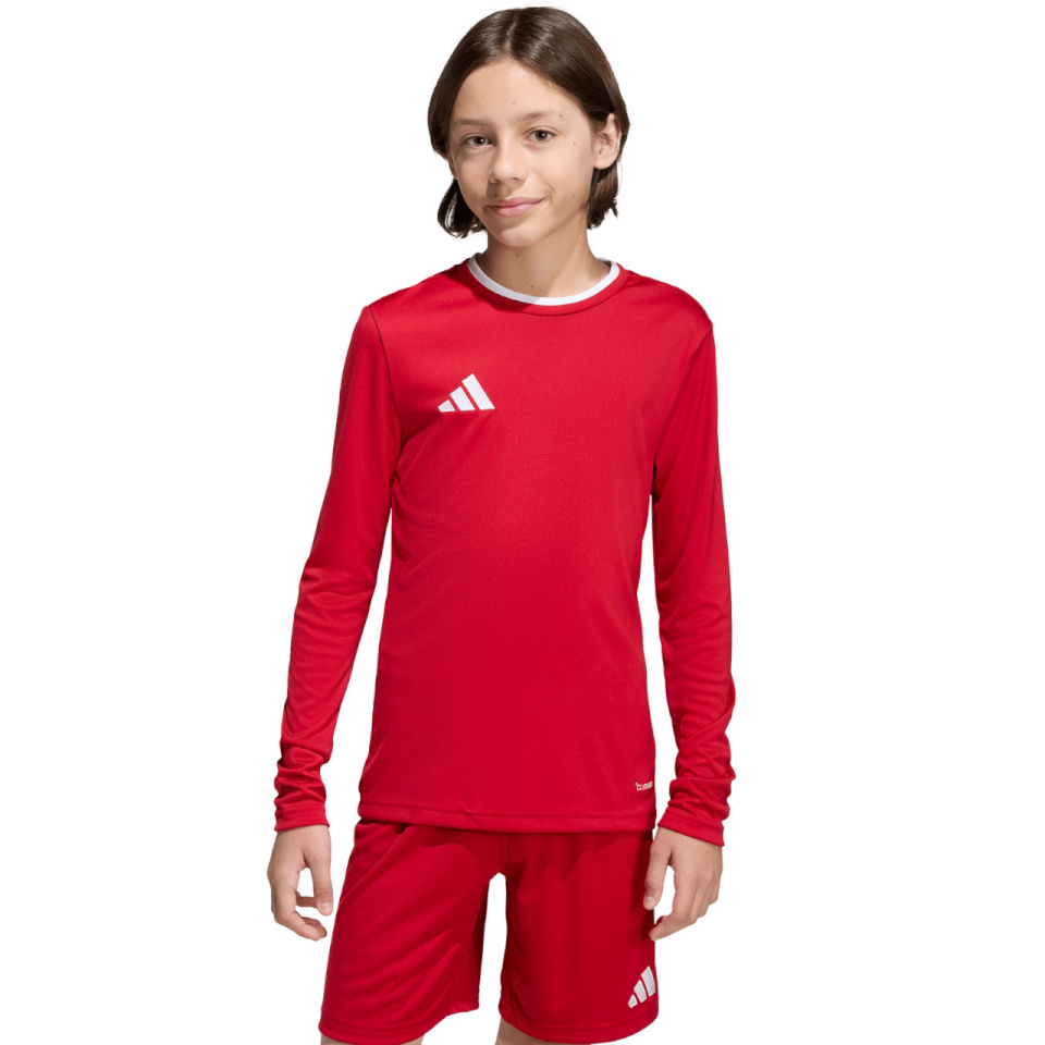 Adidas Teamwear T-särk lastele Entrada 26 Long Sleeve Jersey punane KF5878 suurus 128cm