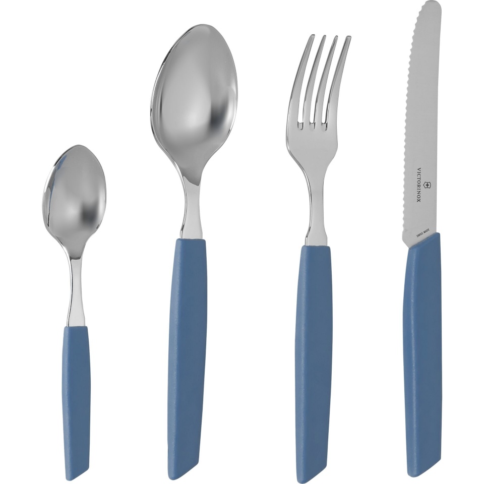 Victorinox söögiriistade komplekt Swiss Modern Cutlery Set 24-osaline sinine