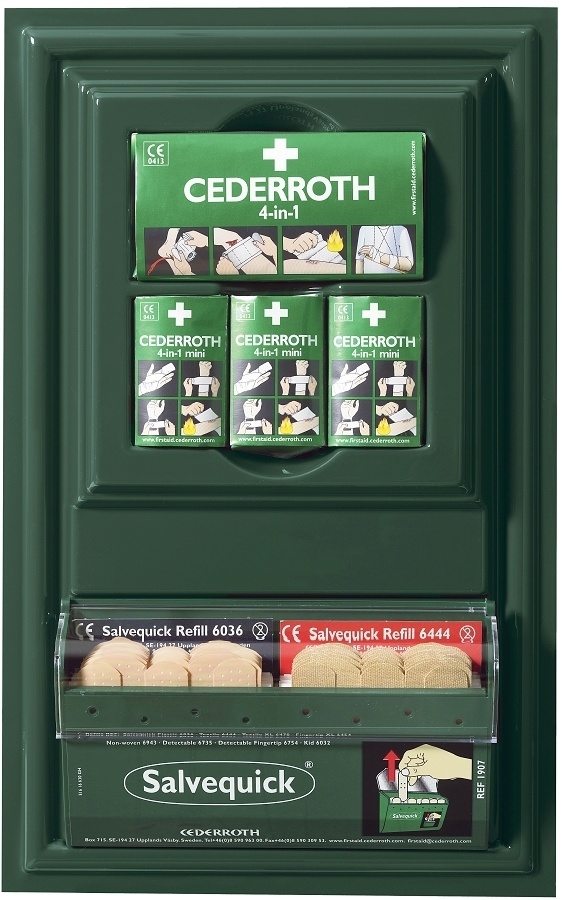 Cederroth esmaabikomplekt Wound Care Point, roheline