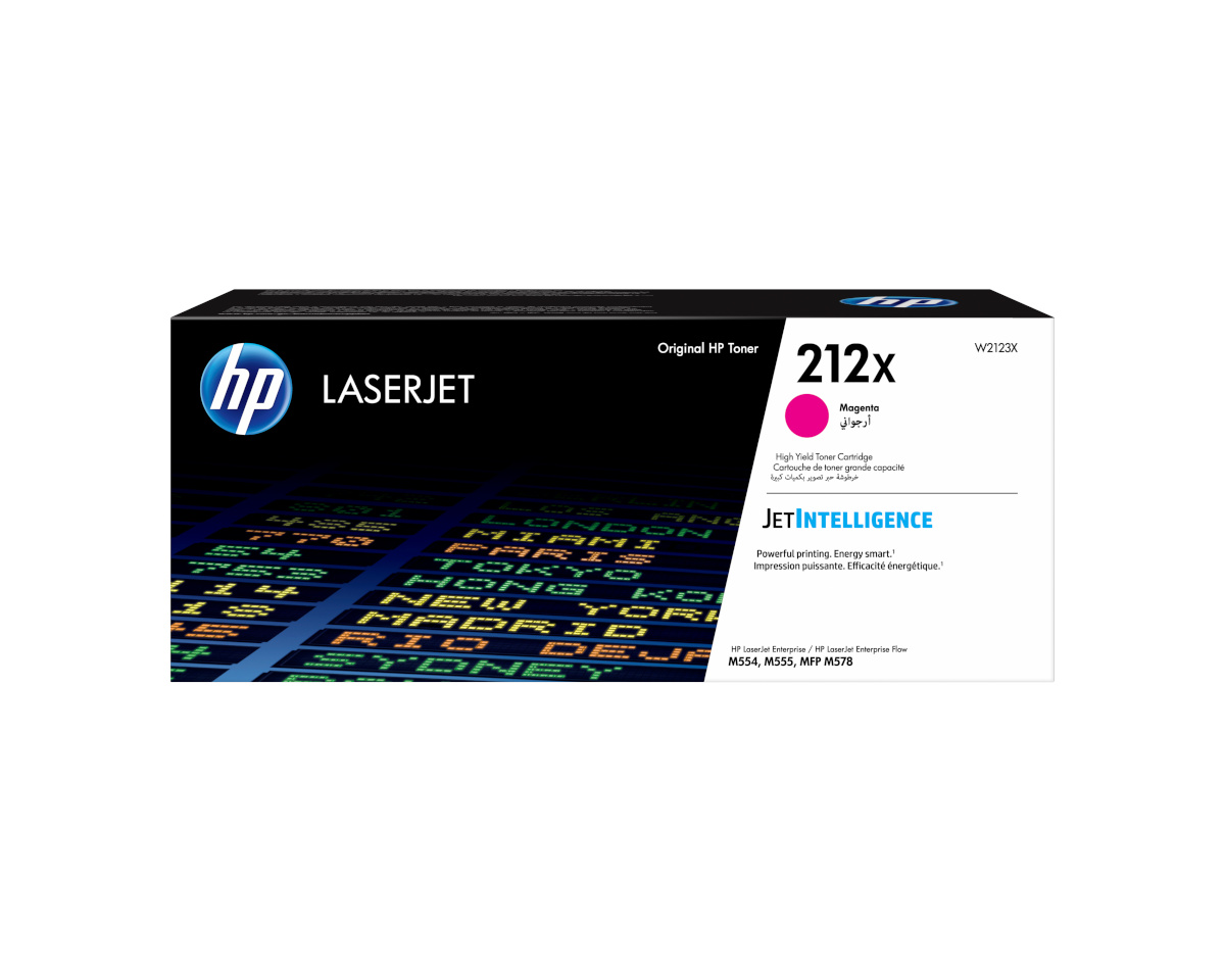 Hp tooner 212X Hohe Ergiebigkeit Magenta original LaserJet Tonerpatrone (W2123X)