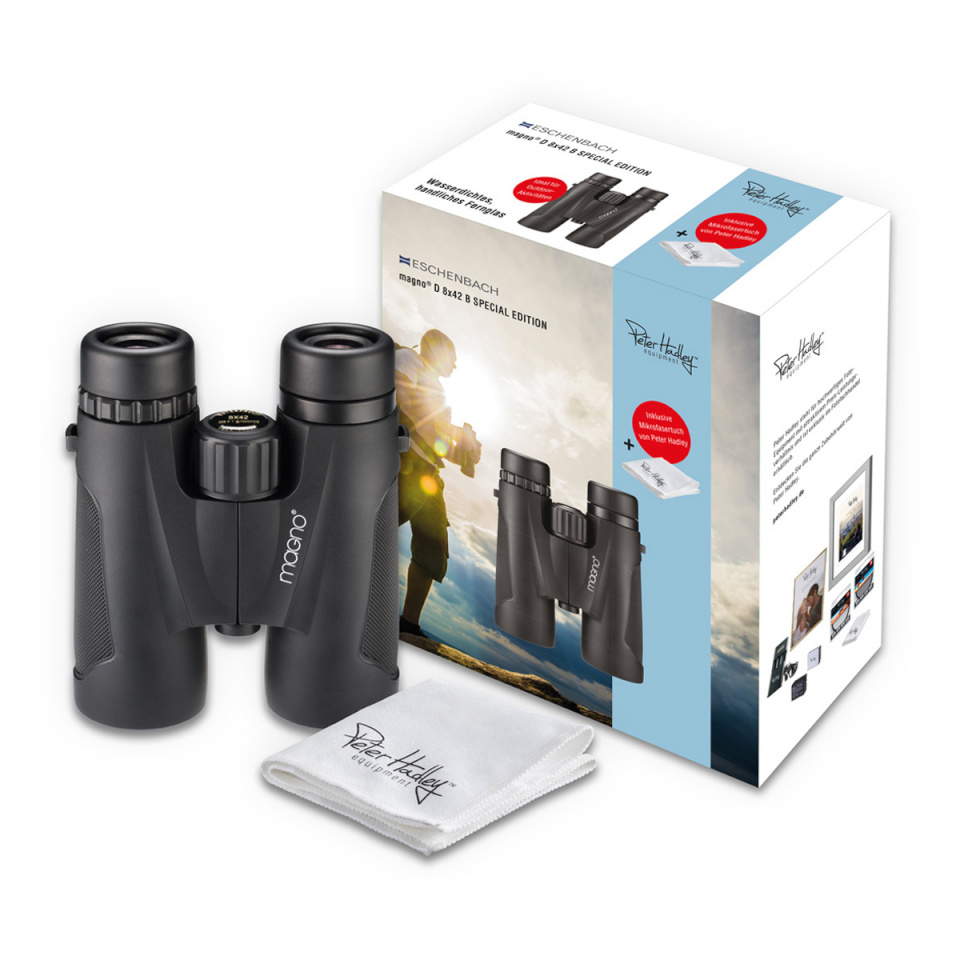 Eschenbach binokkel magno D 8x42 B Special Edition koos PH mikrokiudlapiga