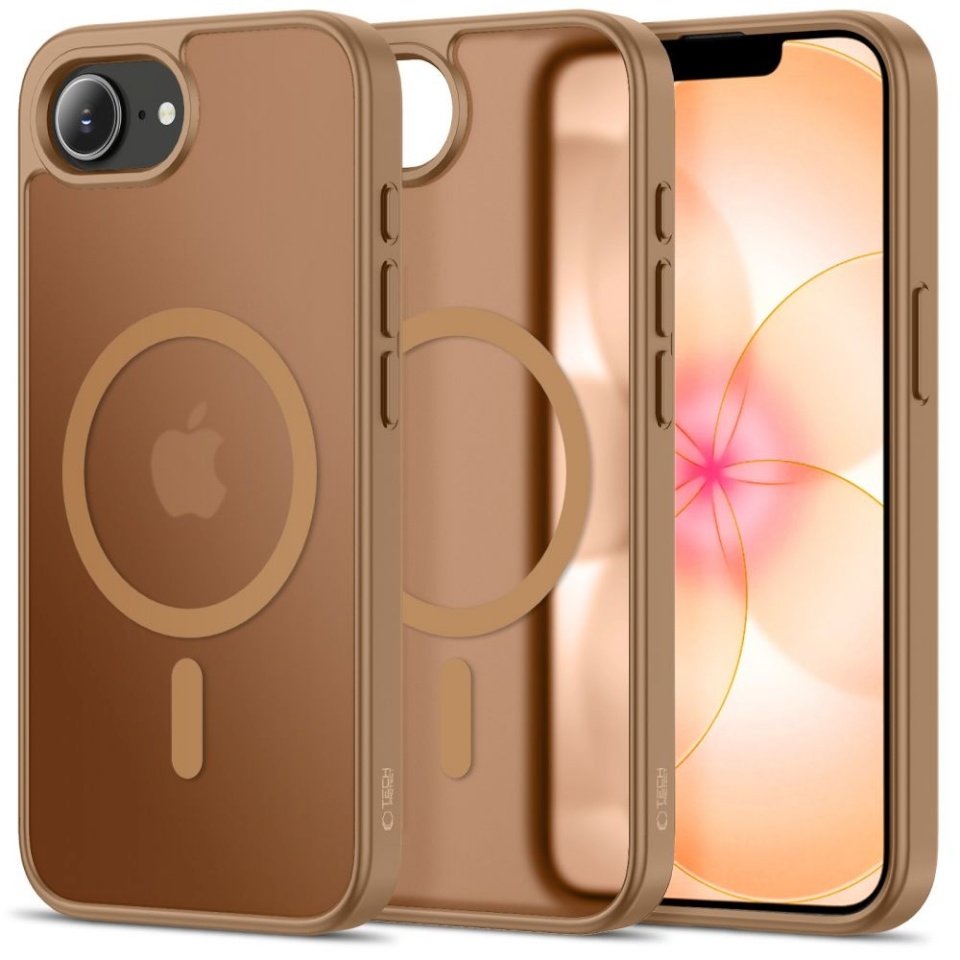 Tech-Protect BASICMAG MagSafe iPhone 16E / 17E MATTE BROWN