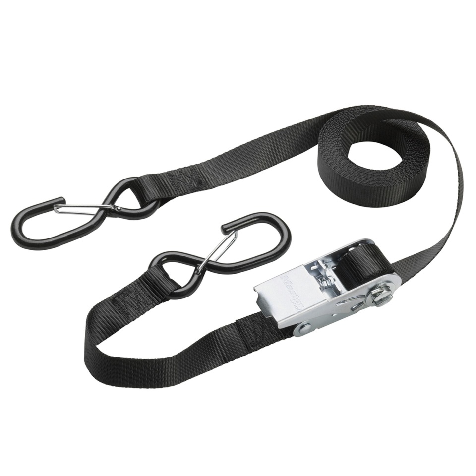 Master Lock kinnitusnöör 3109EURDAT Ratchet Tie Down with S-Hooks, must