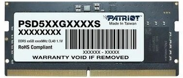 Patriot mälu PATRIOT DDR5 32GB 5600MHz SO-DIMM Signature