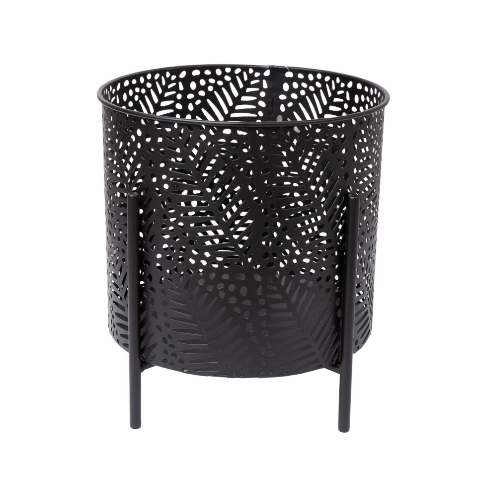 H4Y lillepotiümbris CHIA D25xH28cm, must