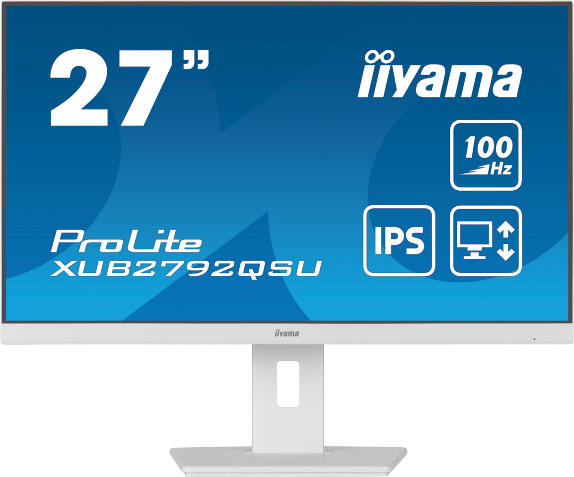iiyama monitor 68.5cm (27") XUB2792QSU-W6 16:9 HDMI+DP+USB IPS Li Retail