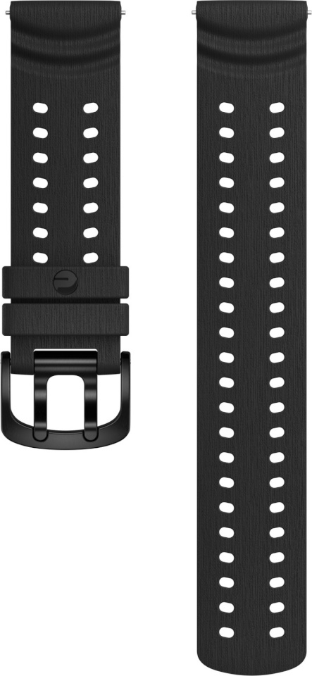 Polar pulsikella rihmade komplekt Sport Silicone Wristband 22mm, hall/must, S-L