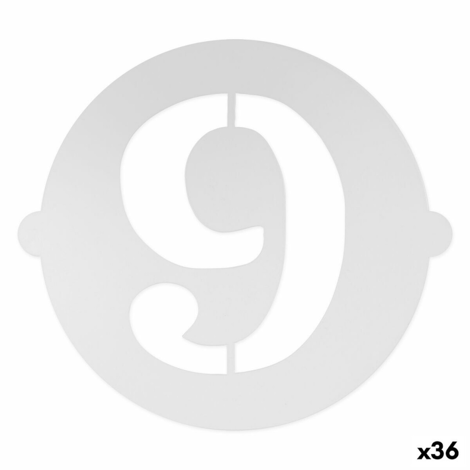 Algon Tordi šabloon 25cm Numbrid 9 (36tk)