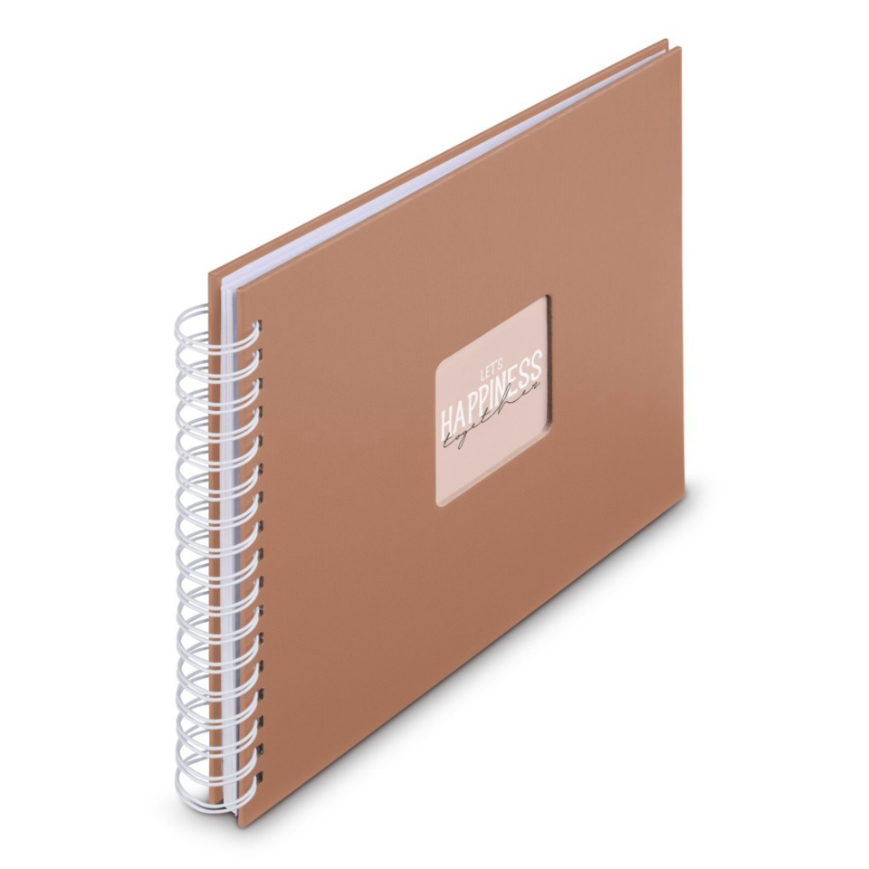 Hama fotoalbum Fine Art Spiral Mousse 28x24 50 weiße Seiten 9849